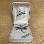 Wild Pearle Abalone Elegant Dragonfly Necklace