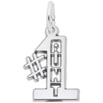 Sterling Silver Number One Aunt Charm