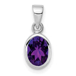 Sterling Silver Amethyst Necklace