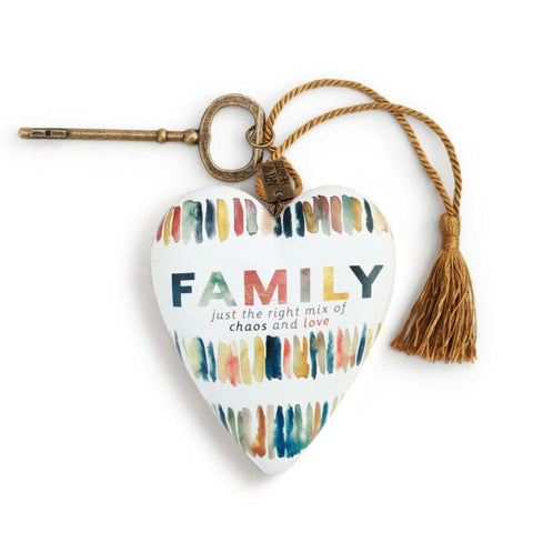 Family Chaos Art Heart