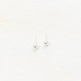 Sterling Silver Ball Studs