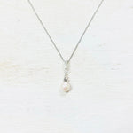Sterling Silver Pearl Necklace