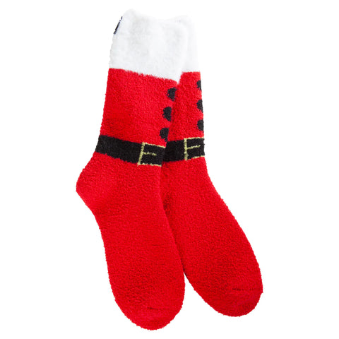 Santa- Holiday Cozy Crew Socks