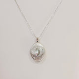 Sterling Silver Oval Locket