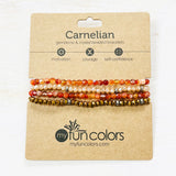 Carnelian Bracelet Set