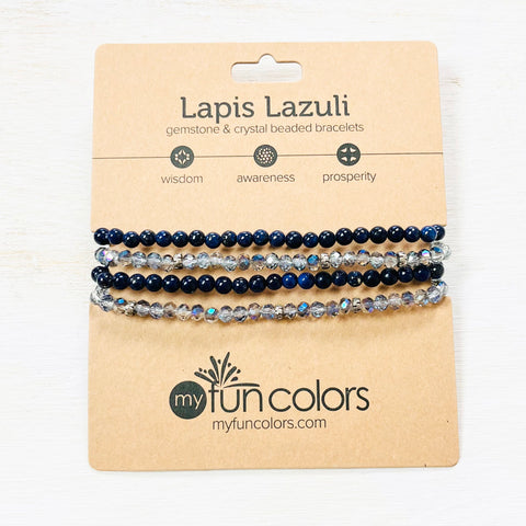 Lapis Lazuli Bracelet Set