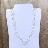 Long Puffed Link Fashion Necklace