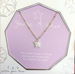 You're A Star Shimmer Charm Necklace
