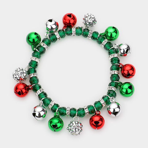 Fashion Christmas Bell Stretch Bracelet