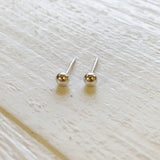 Sterling Silver 4mm Ball Stud Earrings