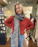 Soho Blanket Scarf-Blue Camo