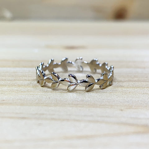 Sterling Silver Vine Ring