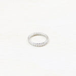 Sterling Silver Sparkle Band Ring