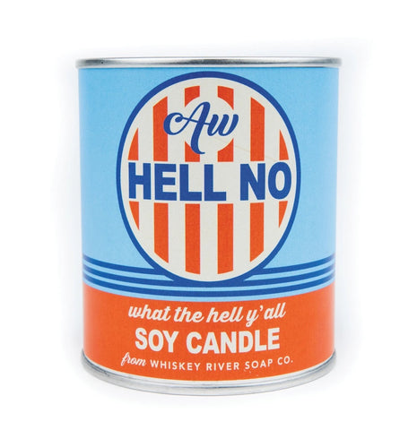 Aw Hell No Paint Can Candle