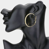 Fashion Skinny Rhinestone Hoops