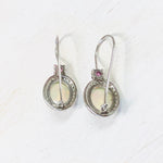 Sterling Silver Drop Stone Earrings