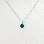 Sterling Silver May Necklace