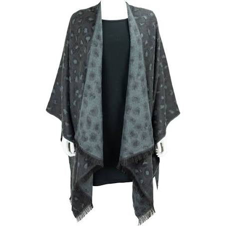 Snow Leopard Body Wrap- Black