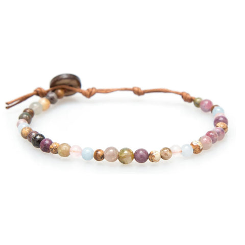 Peace + Love + Happiness Healing Bracelet