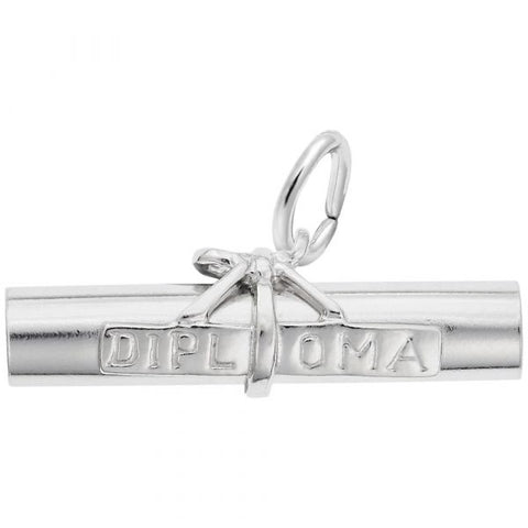 Sterling Silver Diploma Charm