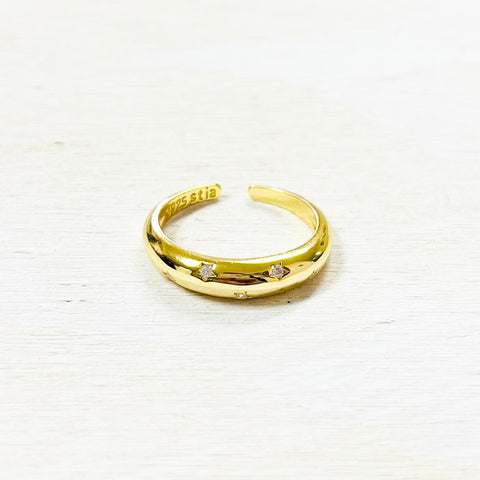 Star-Dome Ring Gold