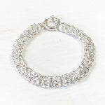 Sterling Silver 8" Byzantine Bracelet