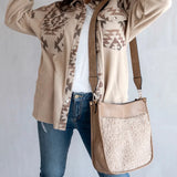 Teddy Taupe Chloe Crossbody