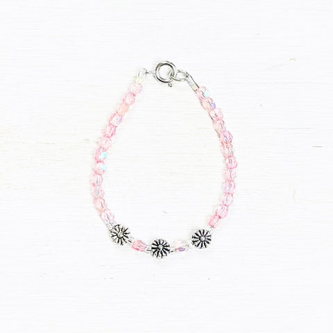 Baby Pink Crystal Bracelet