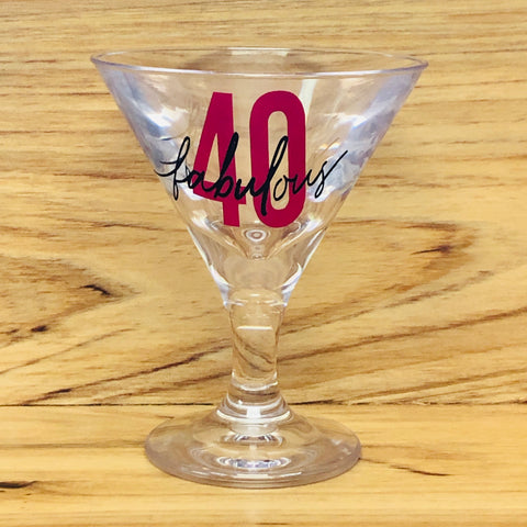 Fabulous 40 Small Martini Glass