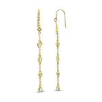 You’re a Gem Gold Plated Dangle CZ Earrings