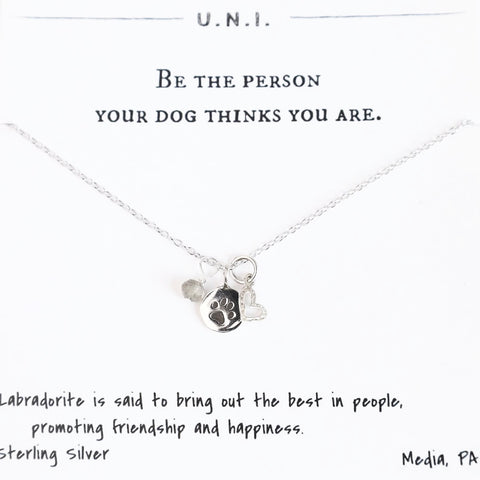 Be The Person Your Dog Thinks You Are Necklace