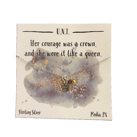 Crown of Courage Necklace