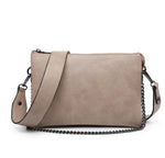 Beige Chain Izzy Convertible Shoulder Bag & Crossbody