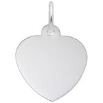 Sterling Silver Petite Classic Heart Charm
