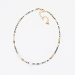 Fashion Pearl Dark Grey Beaded Necklace