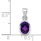 Sterling Silver Amethyst Necklace