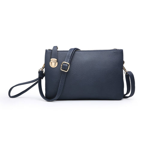 Sarah Navy Crossbody/Wristlet