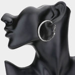 Fashion Skinny Rhinestone Hoops