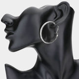 Fashion Skinny Rhinestone Hoops