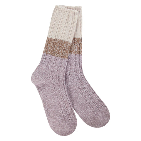 Nirvana Multi - Pointelle Crew Socks