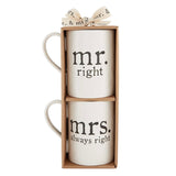 Mr. and Mrs. Coffee Mug Set