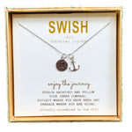 SWISH: Enjoy the journey Charm Necklace
