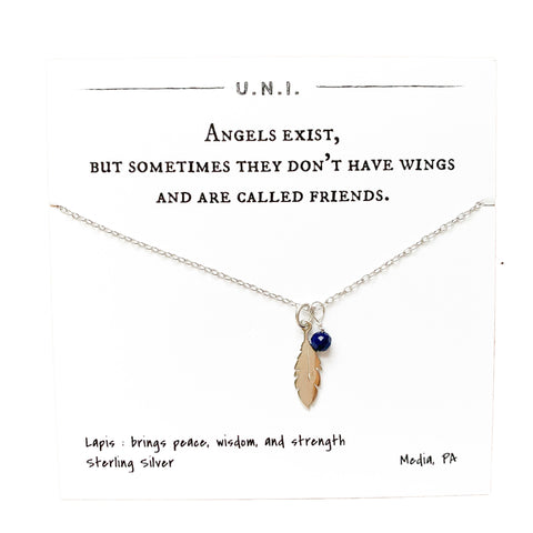 Angels Exist, But Sometimes They Don't Have Wings And Are Called Friends Necklace