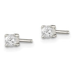 Sterling Silver CZ 3mm Studs