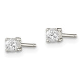 Sterling Silver CZ 3mm Studs