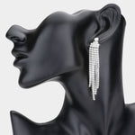 Fashion Rhinestone Drop Down Earrings