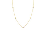 Stia Gold Tone "Diamonds" by the Inch Necklace
