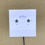 Fashion Silver Tone Ball Stud