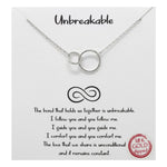 Tell Your Story: Unbreakable Linked Hoop Simple Chain Necklace