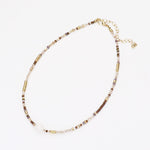 Fashion Pearl Brown Beaded Necklace